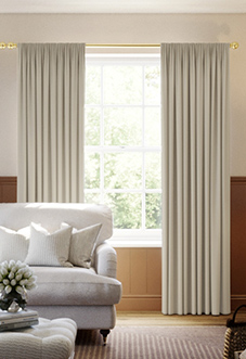 Berkshire Pencil Pleat, Fawn - Ready Made Curtains